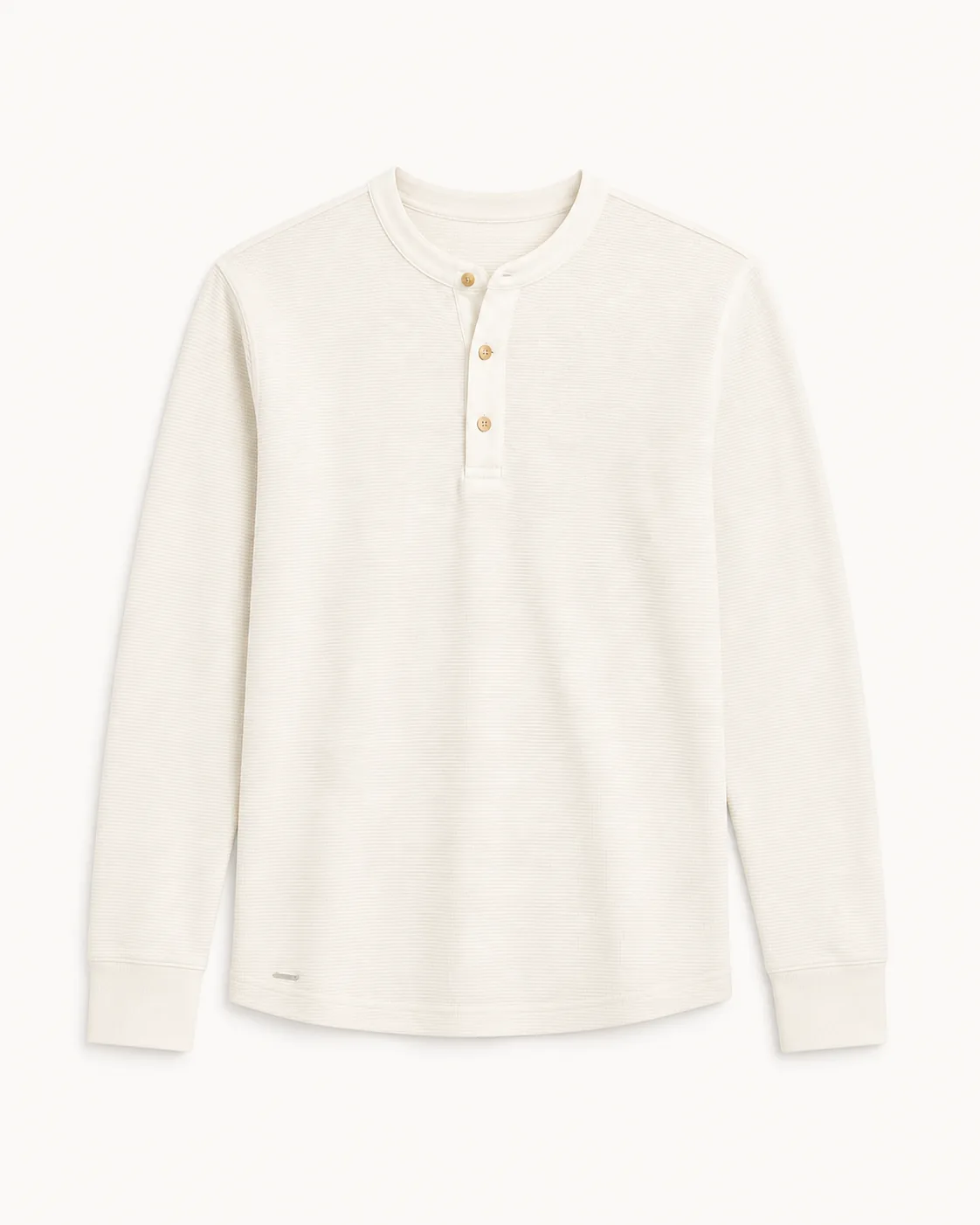 Buzo Henley Ceres Crema